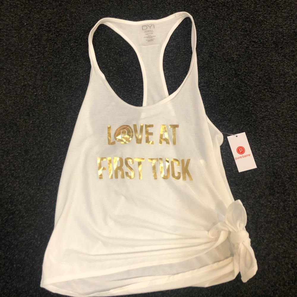 Pure Barre Love at First Tuck Tank